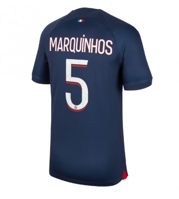 Paris Saint-Germain Marquinhos #5 Koszulka Podstawowych 2023-24 Krótki Rękaw